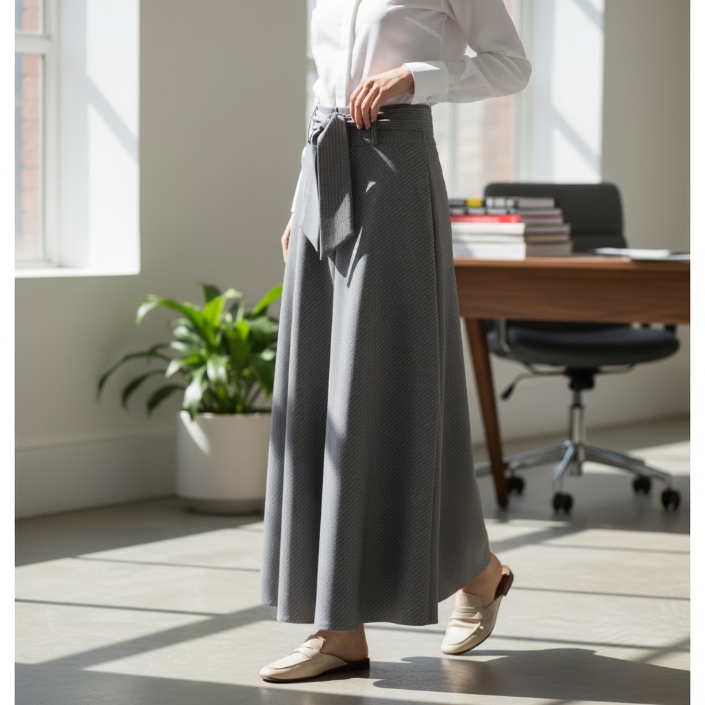 Eleganter Midi Rock mit Gürtel – zeitlos, feminin und perfekt für Alltag, Büro und stilvolle Looks.