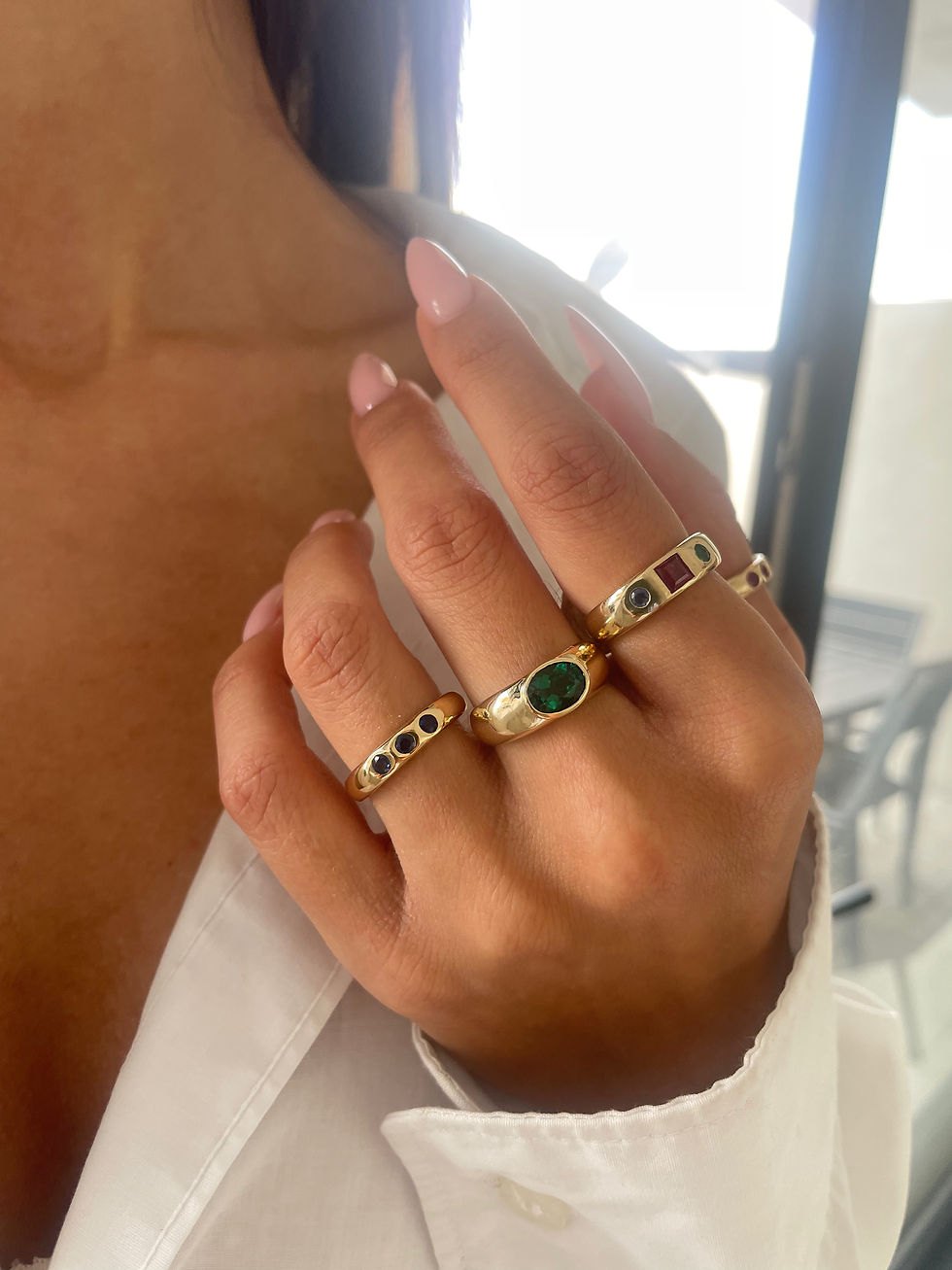 תמונה ממוזערת: טבעת לואיז אמרלד