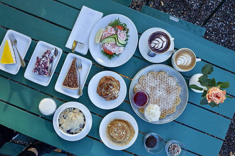 Drottningholm uteservering Karamellan restaurang café Stockholm
