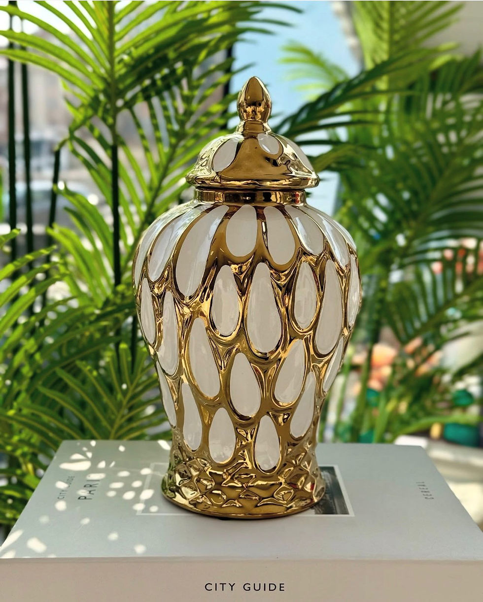 Küçük resim: 2'Lİ TASARIM BEYAZ GOLD KÜP