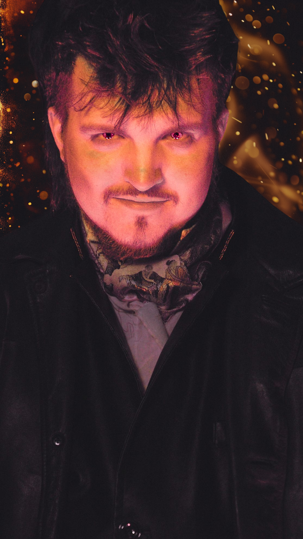 Kyle Goold is Sweeney Todd.