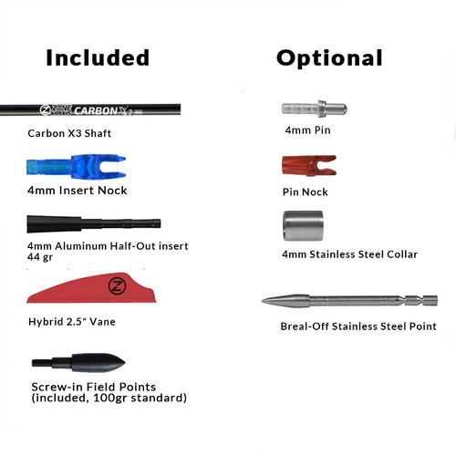 X-Force Hunting Arrows – .246