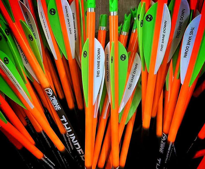 Zone hunting arrows