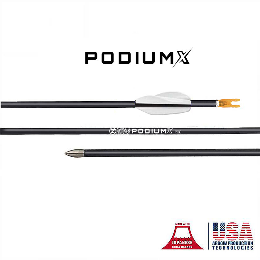 Thumbnail: Zone Podium X 3.2mm Carbon Shafts ด้าม (12 shafts)