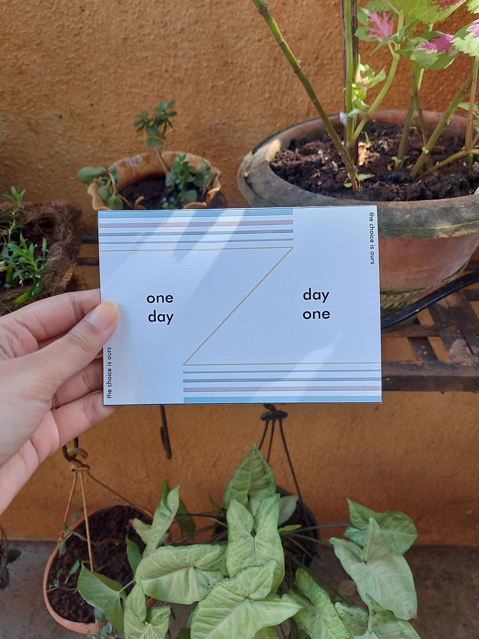 Thumbnail: Positivity Postcard - One Day or Day One