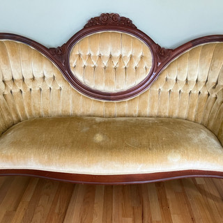 Victorian Settee at Estate Sale in Augusta, Ga