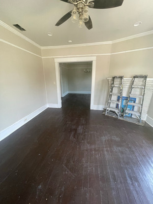 Investment property in Augusta, GA needed floors refinished, minor repairs, painting, and furnishing.