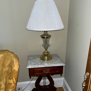 End table at estate sale in Augusta, Ga