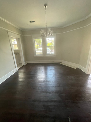 Investment property in Augusta, GA needed floors refinished, minor repairs, painting, and furnishing.