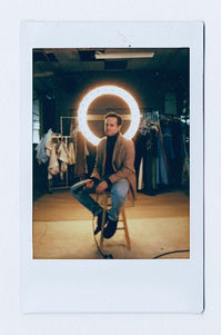 Sean Stynes of PARALLELZ. Single cover for their song "Photo"