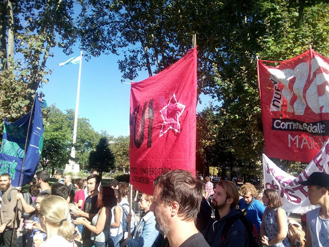 El MUI presente en el Paro General