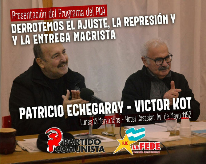 Para derrotar el ajuste, la entrega y la represión