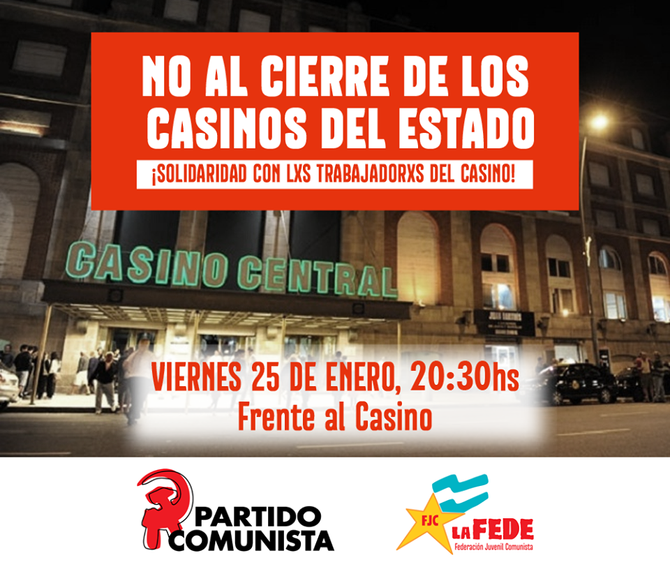 No al cierre de los casinos