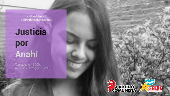 Machamos para reclamar justicia por Anahí