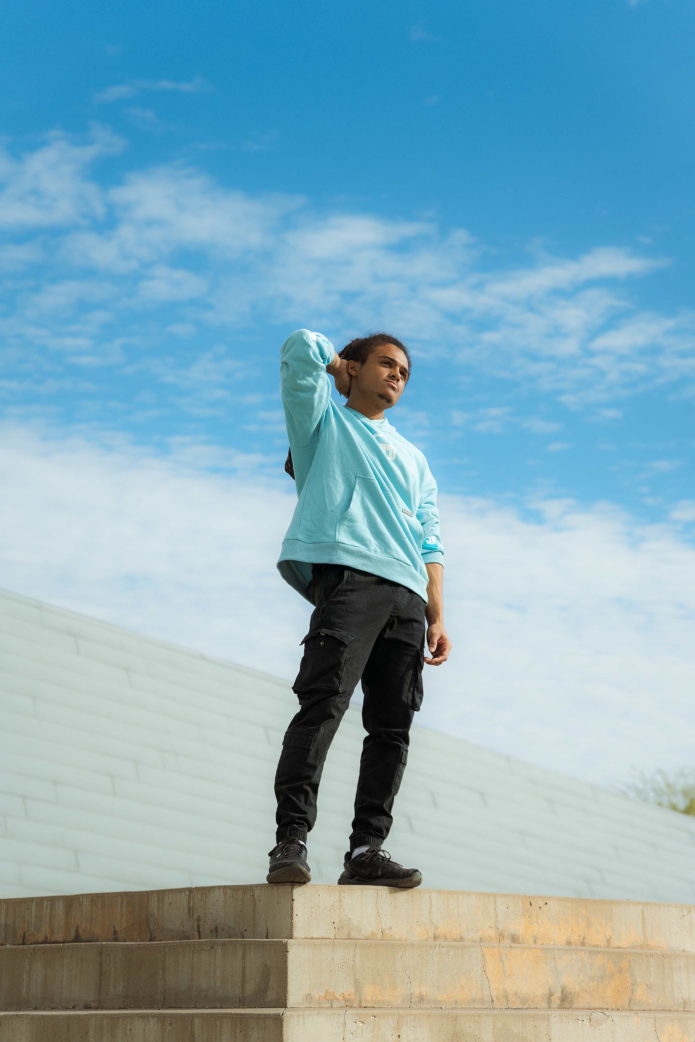 professional outdoor portrait of a man during the day