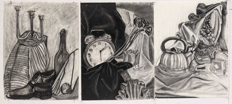 Description + Drawing
Still Life with Charcoal