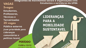 Curso de Extensão: Formação de Lideranças da Mobilidade Sustentável