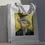 Thumbnail: White Tote Bag with Van gogh portrait print