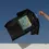 Thumbnail: black t-shirt with almond blossom print
