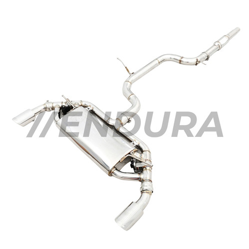 Image of Catback uitlaatsysteem Golf 8 GTI - Kleppen + afstandsbediening - 2.0 TSI MQB