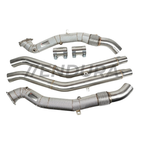 Image of Downpipe Audi RS6 / RS7 / S6 / S7 C7 / S8 D4 - met Hitteschild - 4.0 TFSI