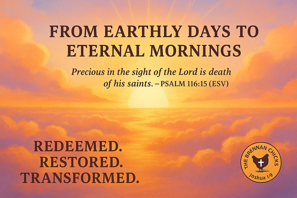 From Earthly Days to Eternal Mornings