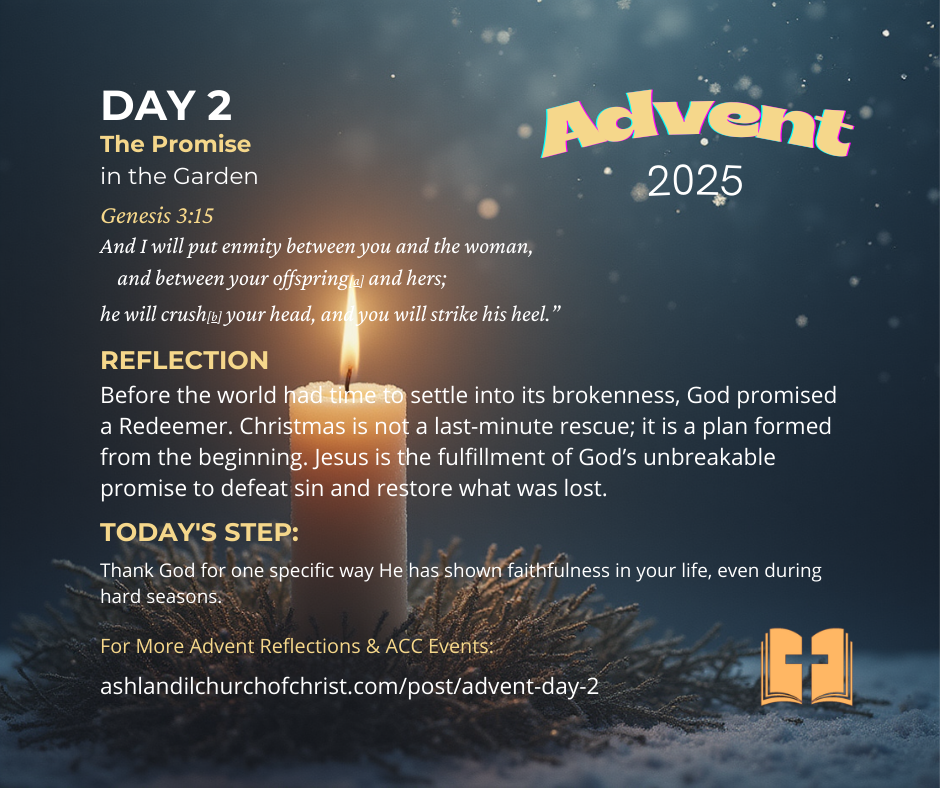 Day 2 – The Promise in the Garden