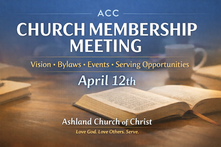 ACC Church Member Meeting