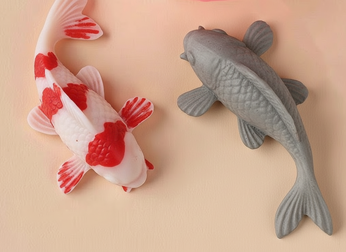 Goldfish 1Pcs Cement Decor | Goldfish 1Pcs Beeswax