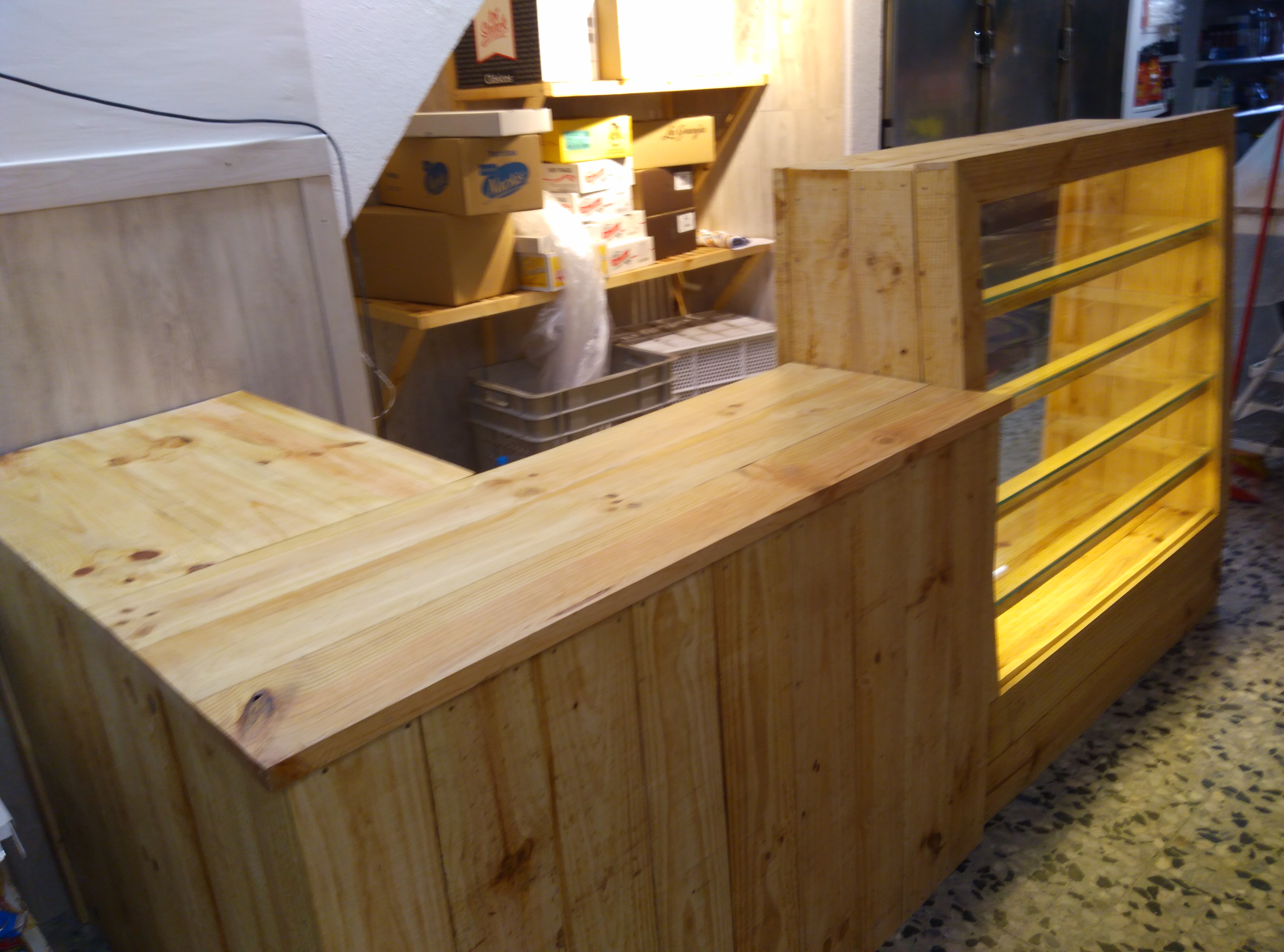 Conjunto muebles panadería