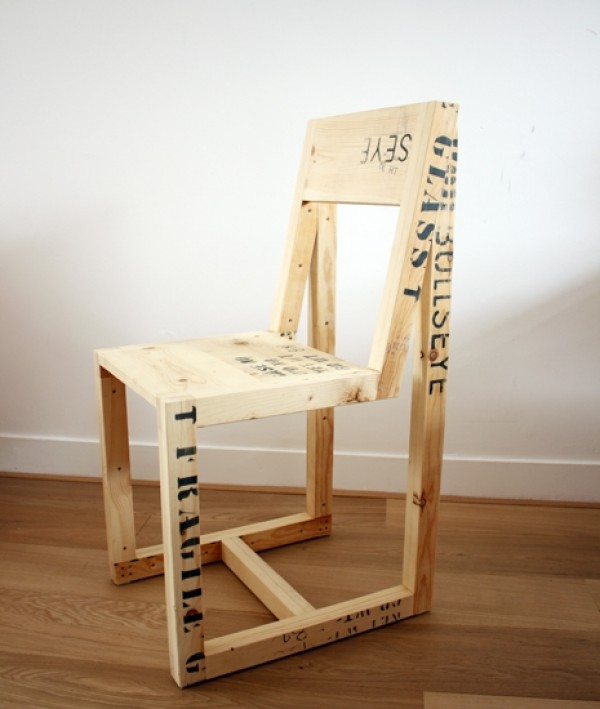 Silla con estruc doble de respaldo