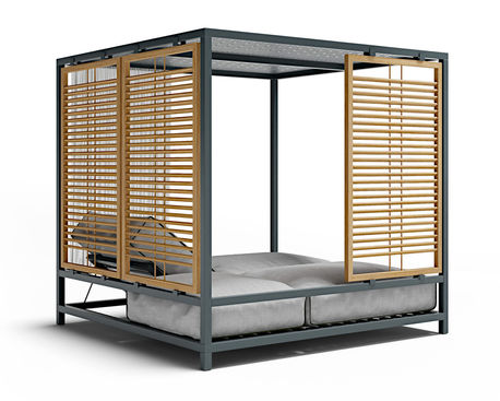 Luxury pergola outdoor furniture sun lounger daybed