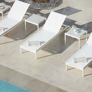 Origin Point outdoor furniture sun lounger
