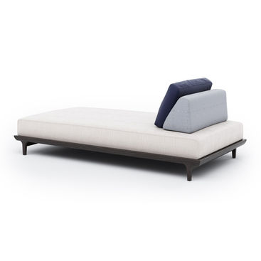 Luxury outdoor furniture sun lounger upholstered