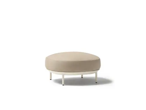 Amba Ottoman in a studio setting.