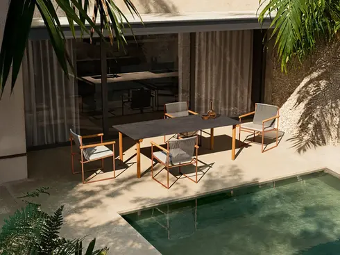 PIPE Dining Table – Refined Outdoor Dining by Atmosphera | Wolf & South