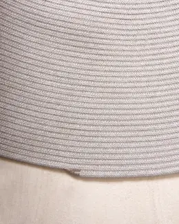 MICHELANGELO Outdoor Rug – Close-up detail of handwoven texture in a residential outdoor space.
