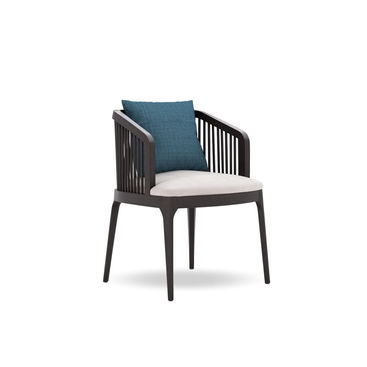 Luxury outdoor furniture dining chair upholstered