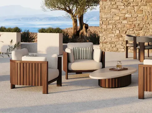 ZANTE Armchair – Raw Luxury & Durability | Outdoor Armchair NZ