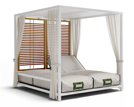 Luxury pergola outdoor furniture sun lounger daybed