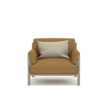 ETHIMO LODGE outdoor lounge armchair with deep cushioned seat