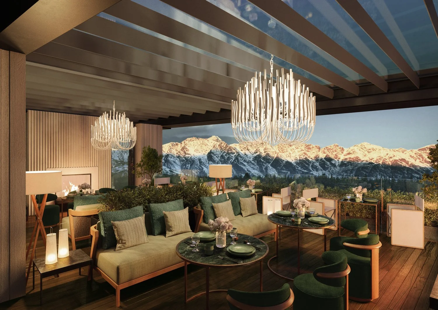 Weatherproof outdoor furniture on The Terrace, Roki Collection, Queenstown, NZ
