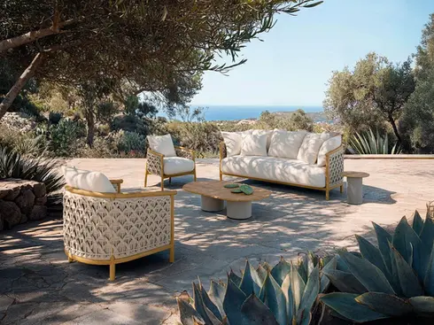 PATIO 3-Seater Sofa – Teak Outdoor Sofa | Outdoor Furniture NZ