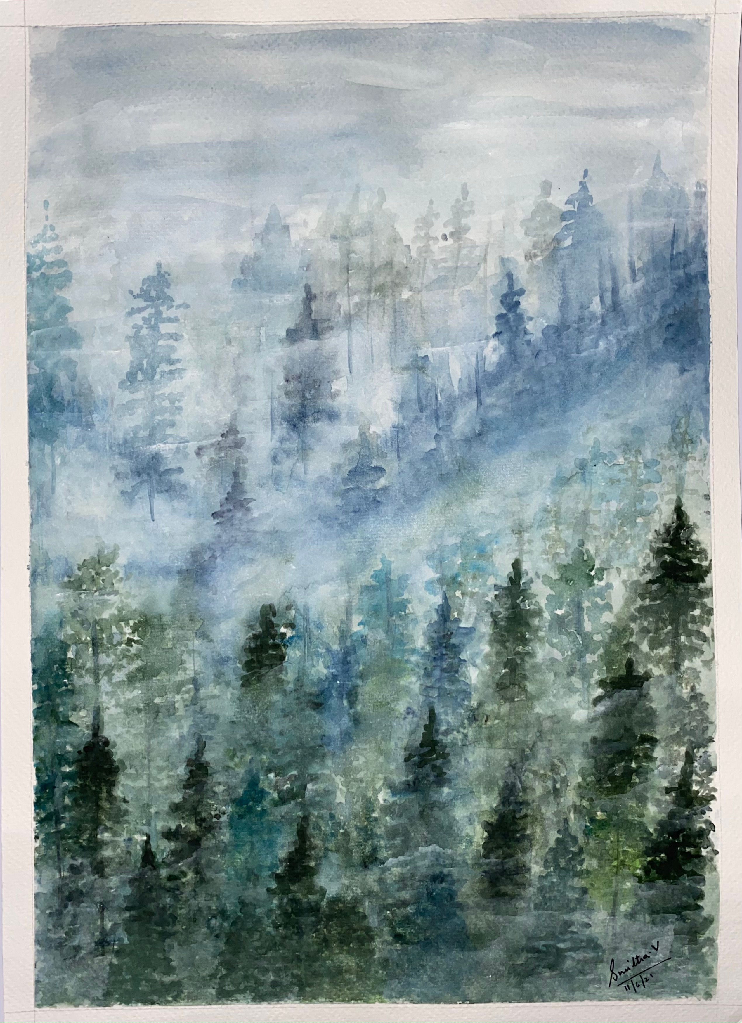 Mountain Mist, 11.7" x 16.5"