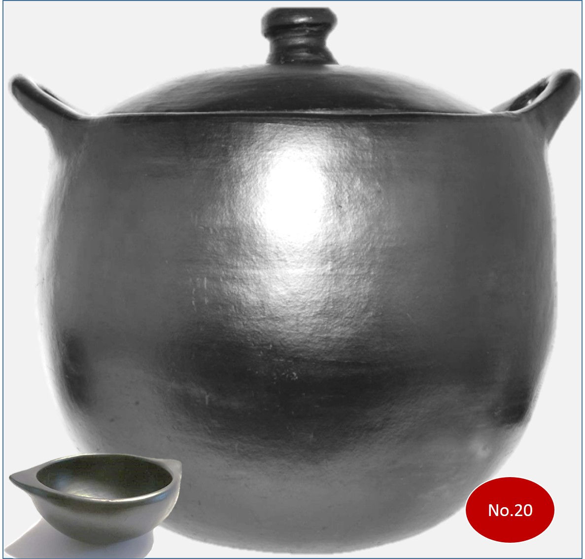 OLLA NEGRA PARA COCINAR # 20