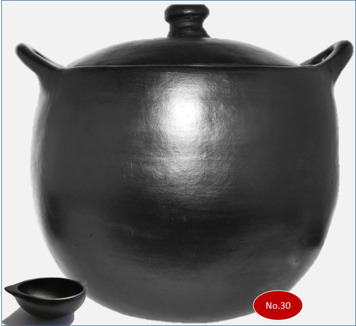 OLLA NEGRA PARA COCINAR # 30