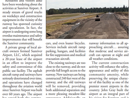 Things Are Happening at the Sunriver Airport!