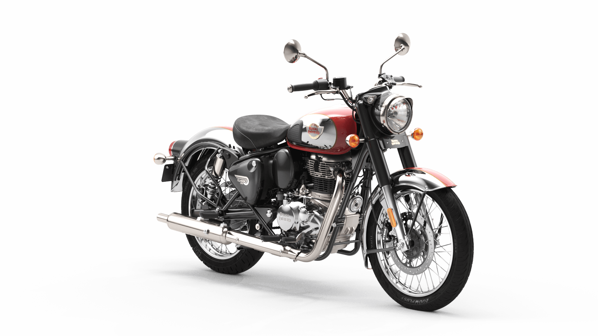 Bullet Classic 350 Chrome Red