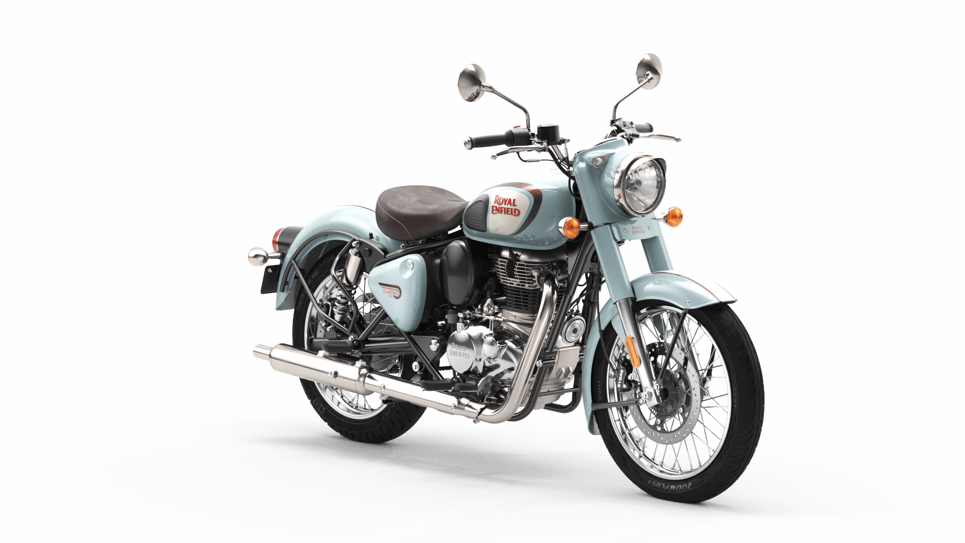 Bullet Classic 350 Halcyon Grey Blue