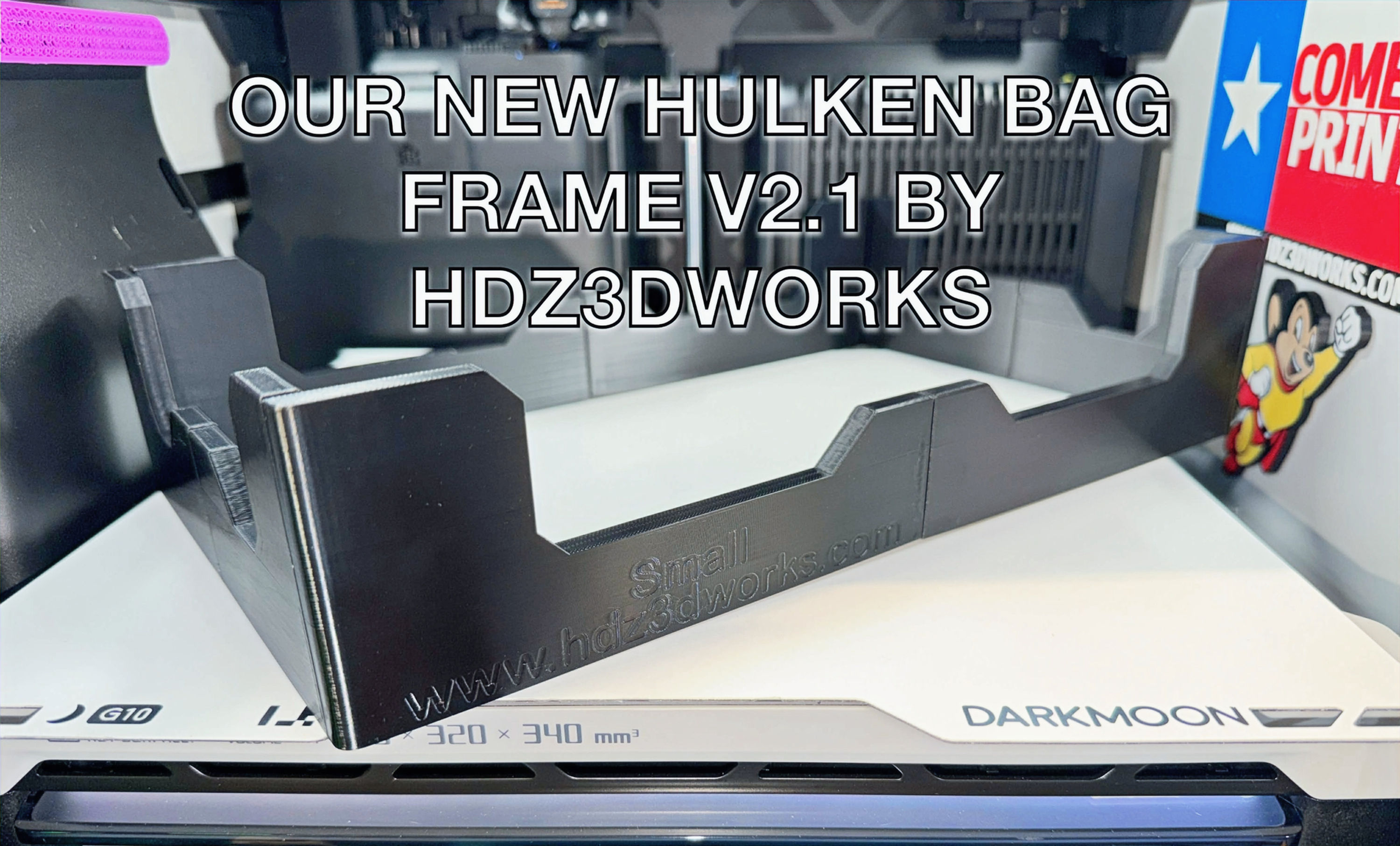 HDZ3DWORKS Hulken Bag Frame – Version 2.1